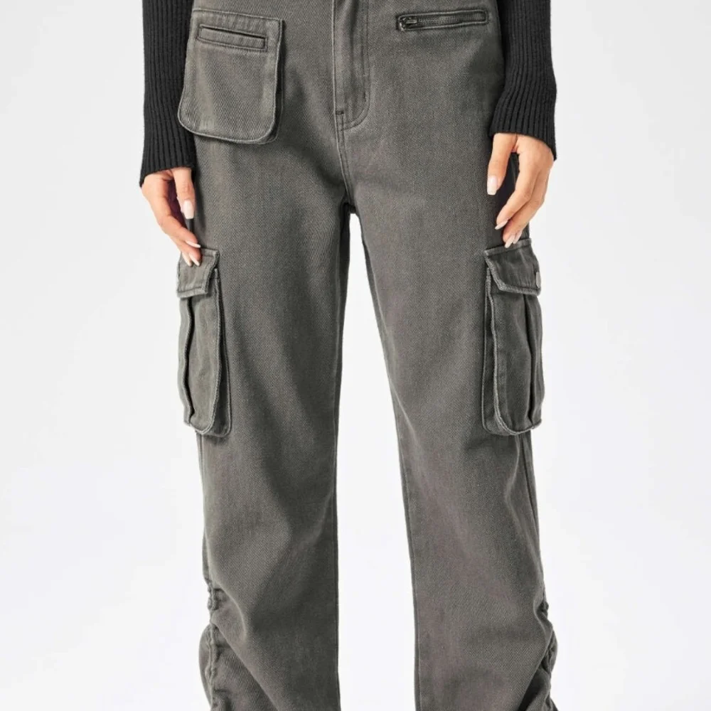 Cider Sz M NWT - Gray Cargo Pants with Sturdy Material and Straight Fit - Picture 3 of 13
